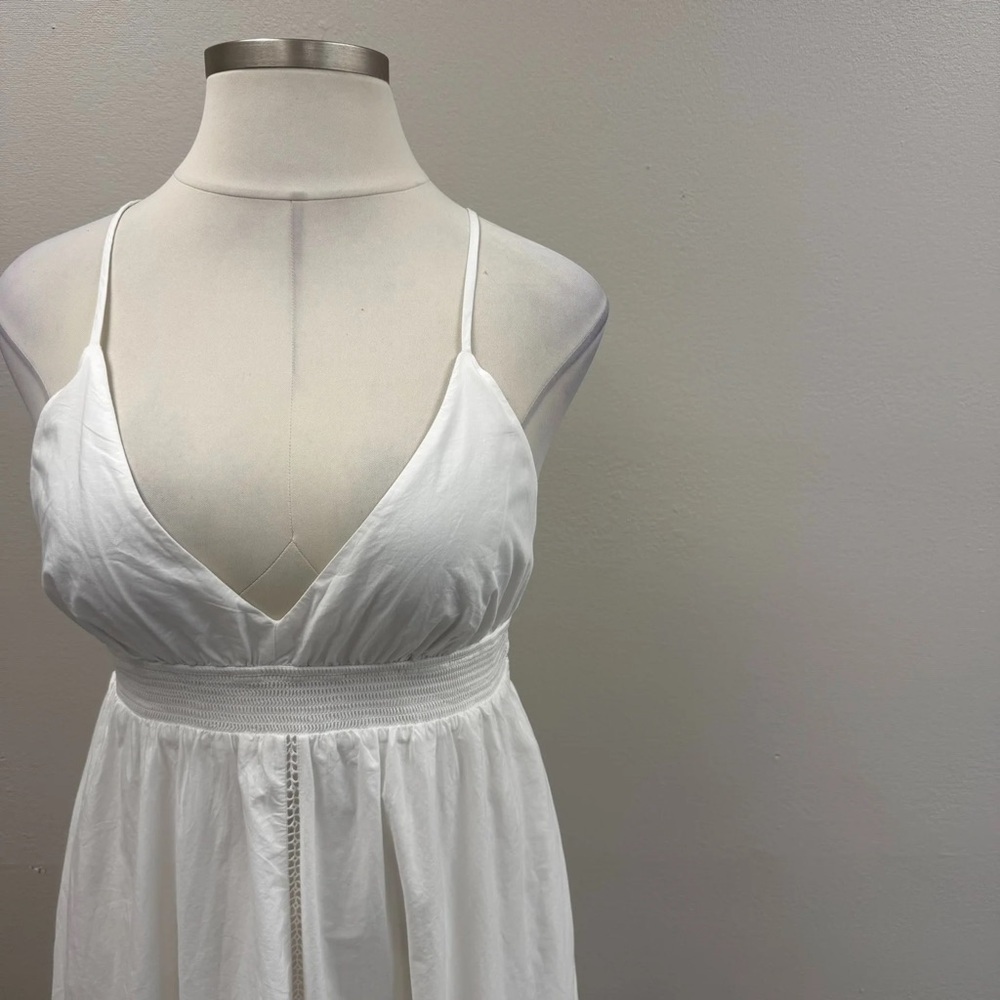 Vineyard Vines White Eyelet Inset Maxi Dress - New - Size XL - Picture 6 of 7